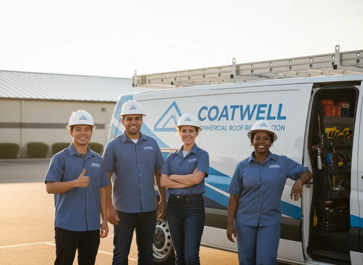 Commercial roof coating company in Tower Hill, IL